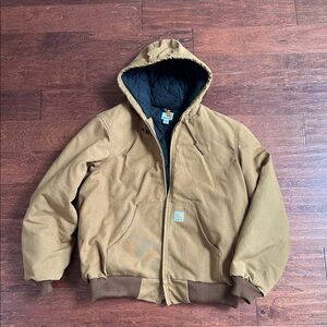 Carhartt Tan Hooded Jacket